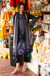 CHARIZMA-3PC KHADDAR PRINTED SHIRT WITH KHADDAR PRINTED DUPATTA AND PRINT TROUSER-ADR-2667