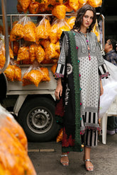 CHARIZMA-3PC KHADDAR PRINTED SHIRT WITH KHADDAR PRINTED DUPATTA AND PRINT TROUSER-ADR-2652