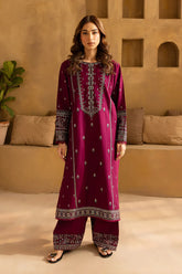 BATIK-2PC LAWN EMBROIDERED SEQUIN SHIRT AND EMBROIDERED TROUSER-ADR-225