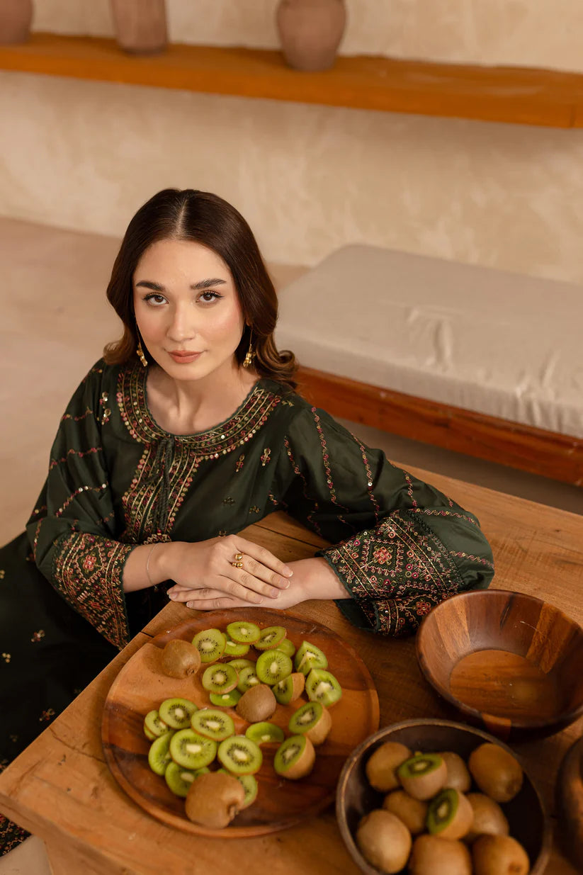 BATIK-2PC LAWN EMBROIDERED SHIRT WITH LAWN EMBROIDERED TROUSER-ADR-3479