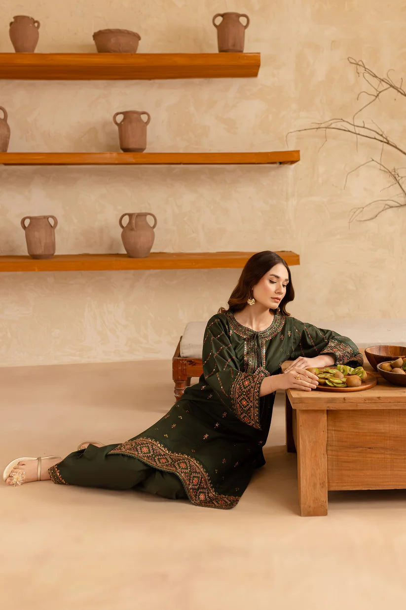 BATIK-2PC LAWN EMBROIDERED SHIRT WITH LAWN EMBROIDERED TROUSER-ADR-3479