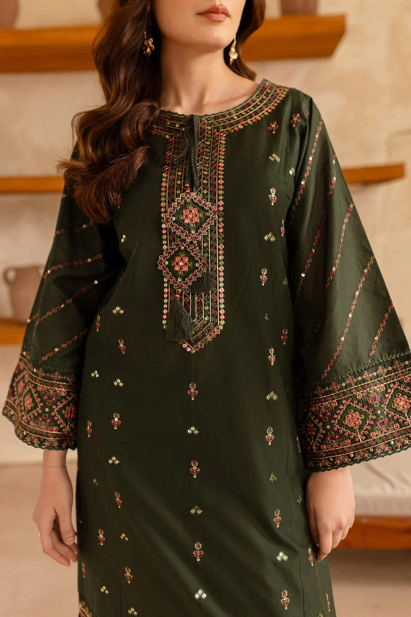BATIK-2PC LAWN EMBROIDERED SHIRT WITH LAWN EMBROIDERED TROUSER-ADR-3479