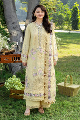 RANG RASIYA-3PC LAWN EMBROIDERED SHIRT WITH CHIFFON PRINTED EMBROIDERED DUPATTA AND TROUSER-ADR-4801