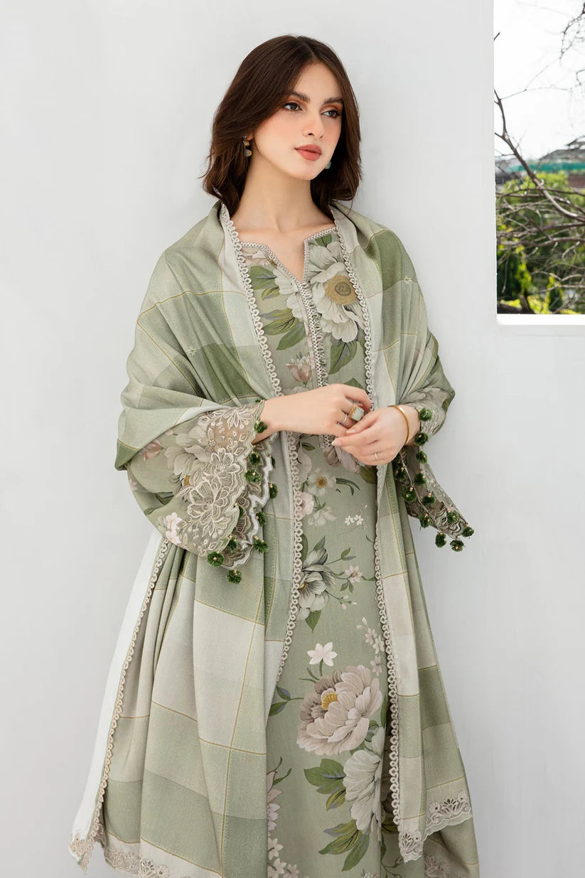 JAZMIN - 3PC LAWN PRINTED SHIRT WITH CHIFFON PRINTED DUAPTTA AND PRINT TROUSER -ADR-2510