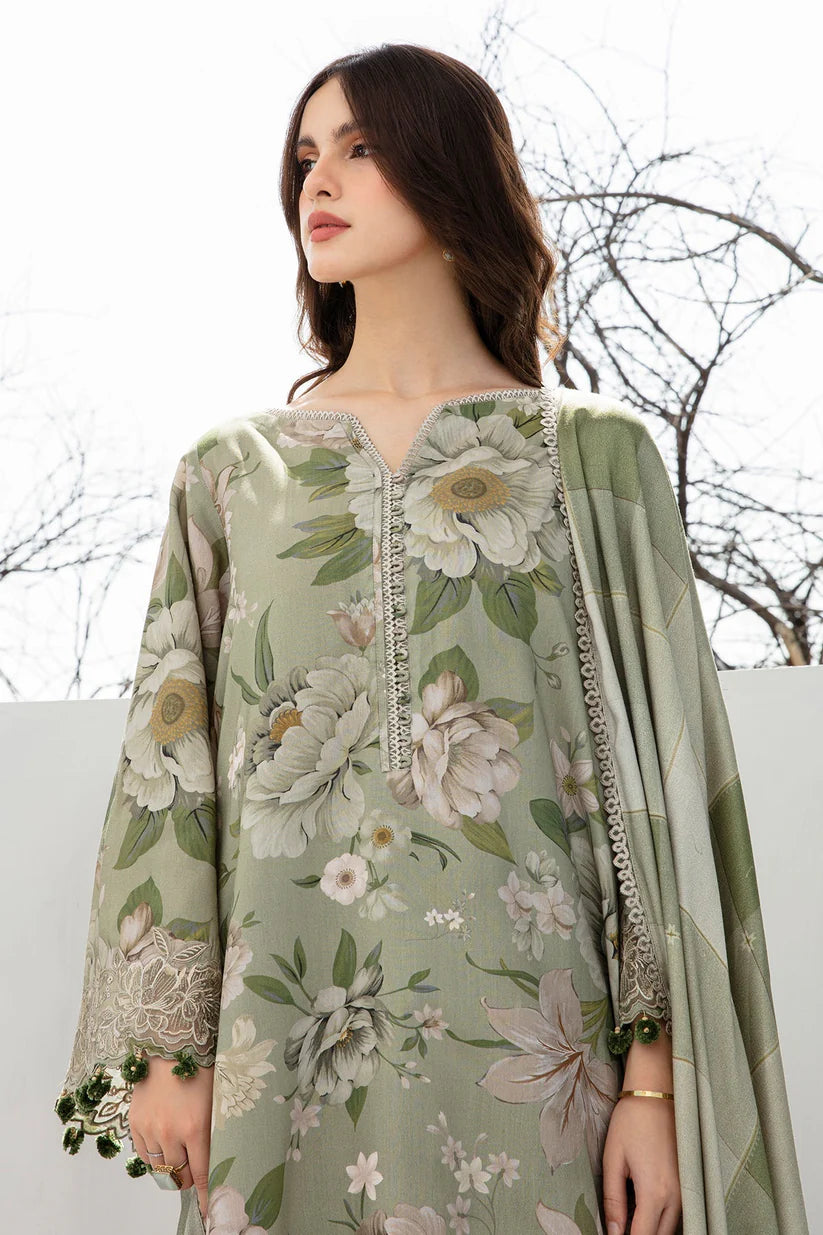 JAZMIN - 3PC LAWN PRINTED SHIRT WITH CHIFFON PRINTED DUAPTTA AND PRINT TROUSER -ADR-2510
