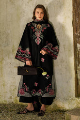 YARDS-3PC LAWN EMBROIDERED SHIRT WITH KHADDI NET EMBROIDERED DUPATTA AND TROUSER-ADR-4852
