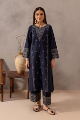 BATIK-2PC SEQUIN LAWN EMBROIDERED SHIRT WITH SEQUIN LAWN EMBROIDERED TROUSER-ADR-3475