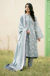 BAROUQE-3PC KARANDI PRINTED SHIRT WITH KARANDI PRINTED DUPATTA AND TROUSER-ADR-2576