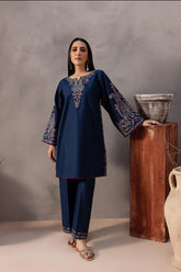 BATIK - 2PC LAWN EMBROIDERED SHIRT AND EMBROIDERED TROUSER -ADR-3484