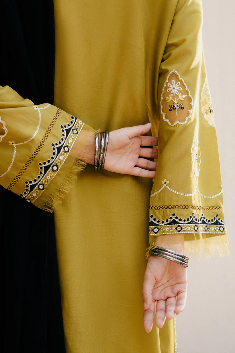 ZARA SHAHJAHAN-3PC DHANAK EMBROIDERED SHIRT WITH DHANAK EMBROIDERED SHAWL & DHANAK TOUSER-ADR-