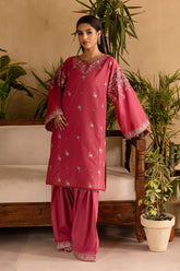 BATIK-2PC DHANAK EMBROIDERED SHIRT & EMBROIDERED TROUSER-ADR-114