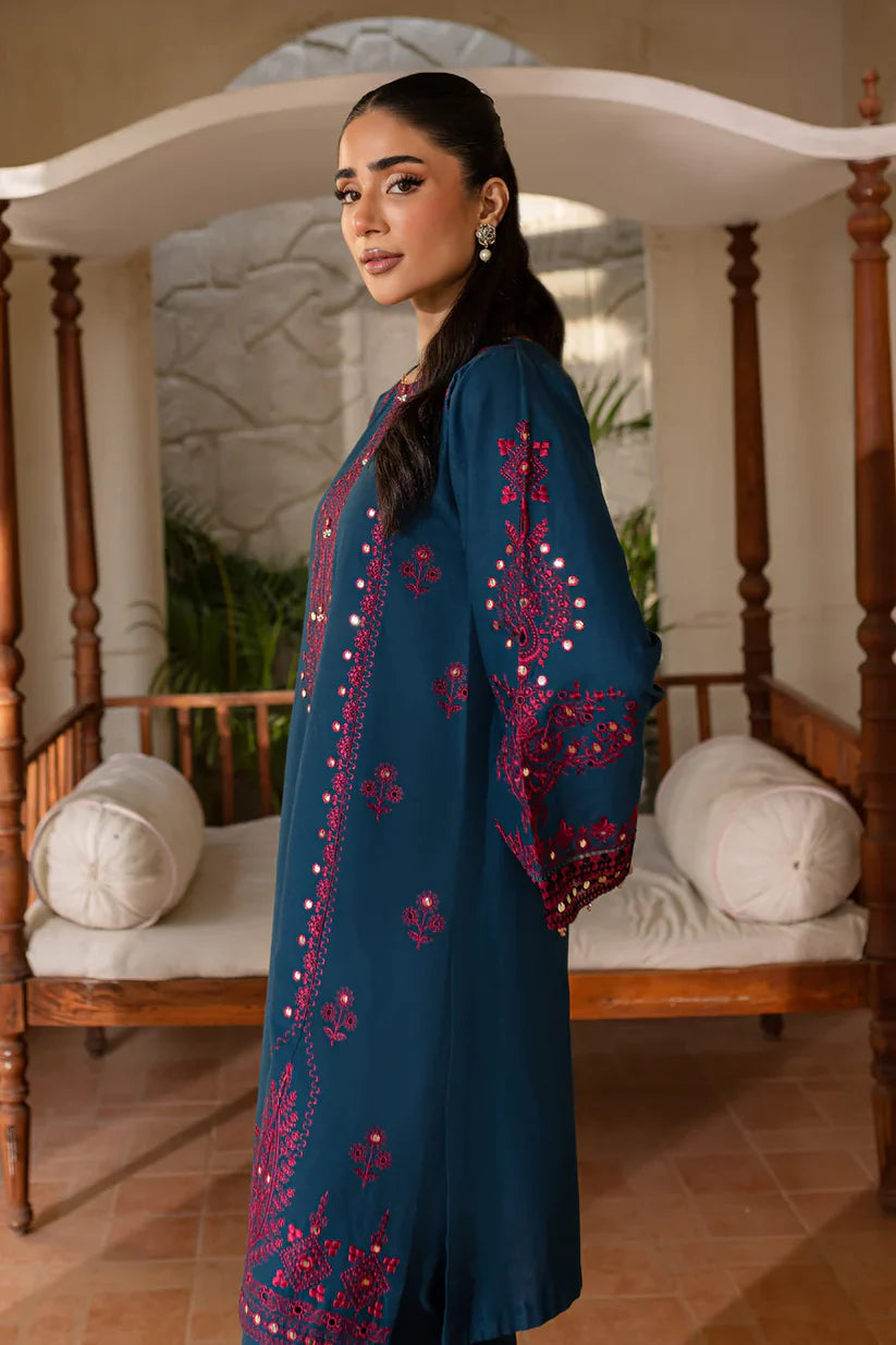 BATIK-2PC SEQUIN LAWN EMBROIDERED SHIRT WITH SEQUIN LAWN EMBROIDERED TROUSER-BIC-3461