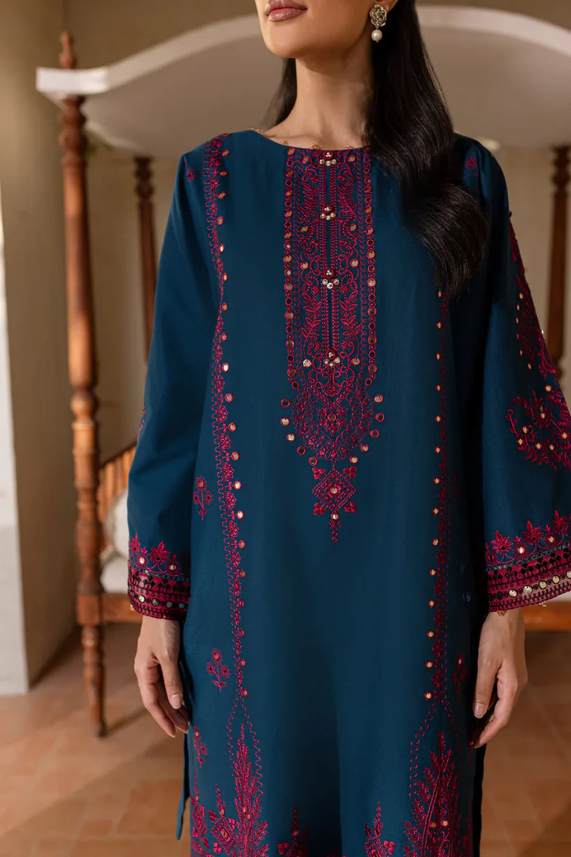 BATIK-2PC SEQUIN LAWN EMBROIDERED SHIRT WITH SEQUIN LAWN EMBROIDERED TROUSER-BIC-3461