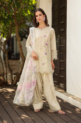 IZNIK-3PC LAWN EMB PRINTED SHIRT WITH SILK PRINTED DUPATTA & PRINTED TROUSER-ADR-044