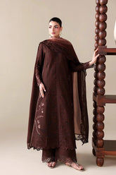 BATIK-3PC DHANAK EMBROIDERED SHIRT WITH WOOL PRINT EMBROIDERED SHAWL AND TROUSER -ADR-5176