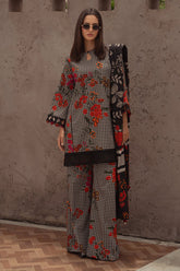 CHARIZMA-3PC KHADDAR PRINTED SHIRT WITH KHADDAR PRINTED DUPATTA AND PRINT TROUSER-ADR-2653