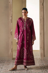 ETHNC-2PC DHANAK EMBROIDERED SHIRT WITH DHANAK EMBROIDERED TROUSER-ADR-15108