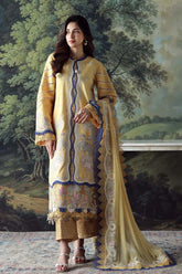 JADE - 3PC LAWN HEAVY EMBROIDERED SHIRT WITH CHIFFON EMBROIERED DUPATTA AND TROUSER-ADR-3802