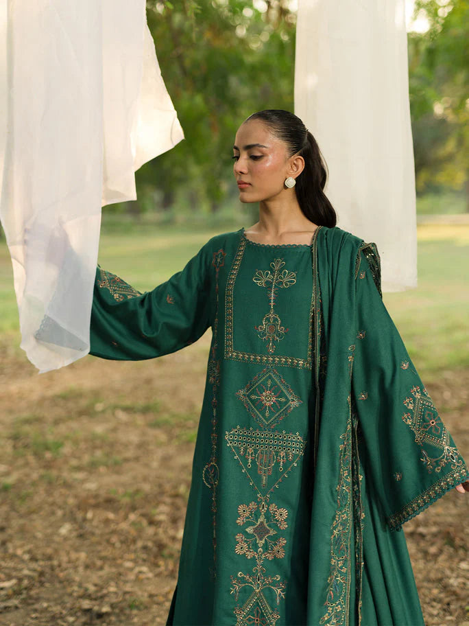 SAPPHIRE-3PC LAWN EMBROIDERED SHIRT WITH LAWN EMBROIDERED DUPATTA AND TROUSER-ADR-3694