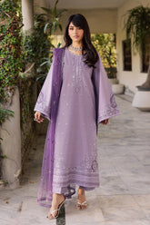 BATIK-3PC LAWN EMBROIDERED SHIRT WITH ORGANZA EMBROIDERED DUPATTA AND TROUSER-ADR-4830