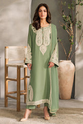 MIRANA-3PC LAWN EMBROIDERED SHIRT WITH BAMBER CHIFFON DUPATTA-ADR-4770