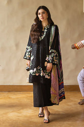 MUSHQ-3PC LAWN EMBROIDERED SHIRT WITH MONARK PRINT DUAPATTA AND TROUSER-ADR-3719