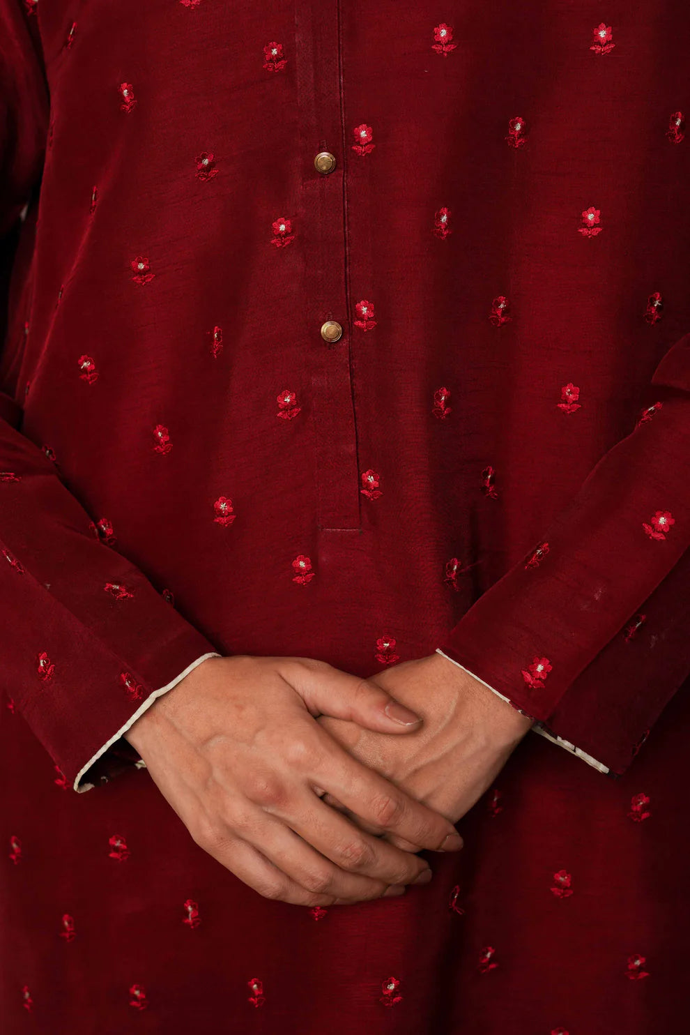 ZARA SHAHJAHAN - 3PC DHANAK EMBROIDERED SHIRT WITH COUTURE WOOL PRINTED SHAWL AND DHANAK TROUSER-ADR-1249