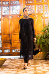 AZURE-3PC LAWN EMBROIDERED SHIRT WITH CHIFFOON EMBROIDERED DUPATTA AND EMB TROUSER-ADR-4559