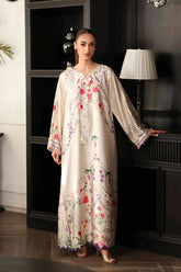 LULUSAR-2PC-SHAMOZE SILK PRINTED SHIRT WITH SILK TROUSER-ADR-9014