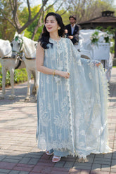 RANG RASIYA-3PC LAWN EMBROIDERED SHIRT WITH SELF JACQUARD EMBROIDERED DUPATTA AND TROUSER-ADR-4882