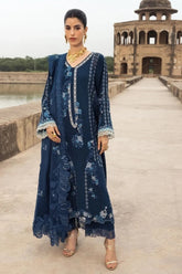 BATIK-3PC DHANAK EMBROIDERED SHIRT WITH CHIFFON EMBROIDERED DUPATTA AND EMB TROUSER -ADR-5156