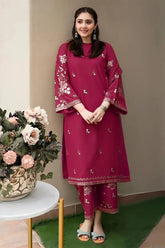 URGE-2PC LAWN EMBROIDERED SHIRT WITH EMB TROUSER-ADR-224