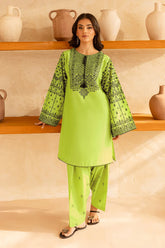 BATIK-2PC LAWN EMBROIDERED SHIRT WITH EMB TROUSER-ADR-223 A