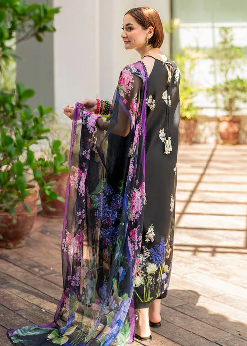 ASIFA NABEEL-3PC LAWN PRINT EMBROIDERED SHIRT WITH CHIFFON PRINT DUPATTA AND PRINT TROUSER-ADR-2515