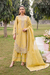 BATIK-3PC LAWN EMBROIDERED SHIRT WITH CHIFFON EMBROIDERED DUPATTA AND TROUSER-ADR-4816