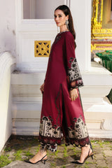 CHARIZMA-3PC KHADDAR PRINTED SHIRT WITH KHADDAR PRINTED DUPATTA AND PRINT TROUSER-ADR-2651