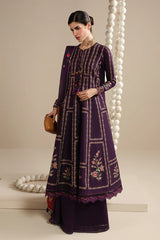 JAZMIN-3PC LAWN EMBROIDERED SHIRT WITH SILK PRINTED DUPATTA AND TROUSER-ADR-4897