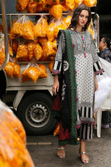 CHARIZMA-3PC KHADDAR PRINTED SHIRT WITH KHADDAR PRINTED DUPATTA AND PRINT TROUSER-ADR-2652