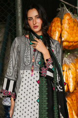 CHARIZMA-3PC KHADDAR PRINTED SHIRT WITH KHADDAR PRINTED DUPATTA AND PRINT TROUSER-ADR-2652
