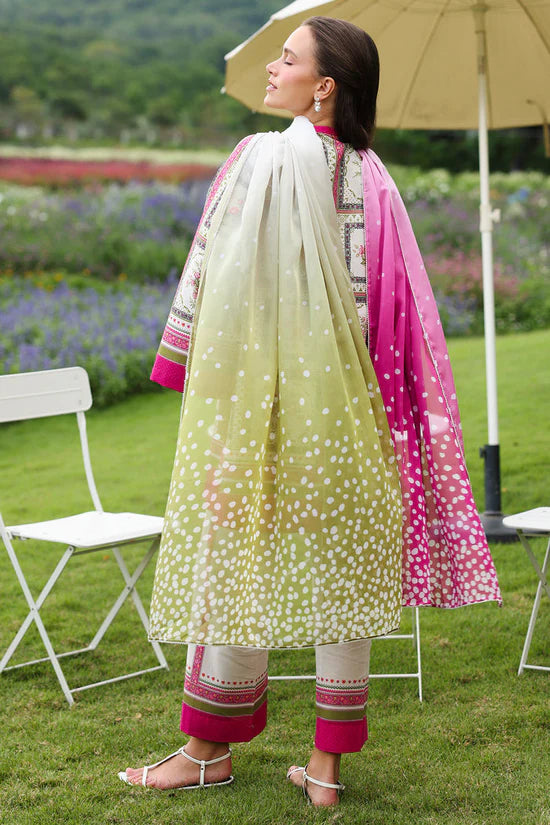 JAZMIN-3PC KHADDAR PRINTED SHIRT WITH KHADDAR PRINTED DUPATTA AND PRINTED TROUSER-ADR-2625