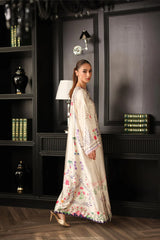 LULUSAR-2PC-SHAMOZE SILK PRINTED SHIRT WITH SILK TROUSER-ADR-9014