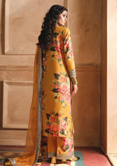ZAINAB CHOTANI-3PC SHAMOZE SILK PRINTED EMBROIDERED SHIRT WITH SOFT SILK PRINTED EMB DUPATTA & EMB TROUSER-ADR-1726