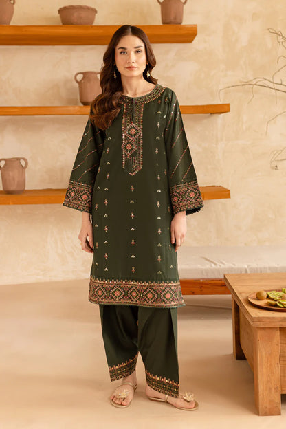 BATIK-2PC LAWN EMBROIDERED SHIRT WITH LAWN EMBROIDERED TROUSER-ADR-3479