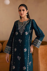 BATIK-2PC DHANAK SEQUIN EMBROIDERED SHIRT & EMBROIDERED TROUSER-ADR-109