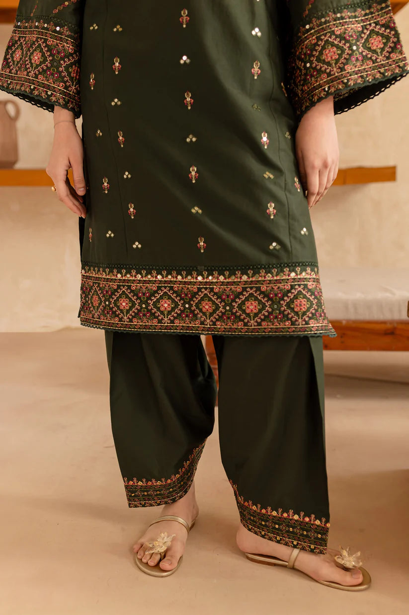 BATIK-2PC LAWN EMBROIDERED SHIRT WITH LAWN EMBROIDERED TROUSER-ADR-3479