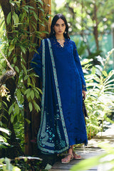 SUFFUSE-3PC LAWN EMBROIDERED SHIRT WITH KHAADI NET EMBROIDERED DUPATTA AND TROUSER-ADR-4815