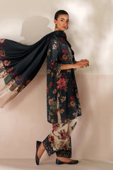 BAROQUE-3PC VISCOSE PRINTED SHIRT WITH VISCOSE PRINTED DUPATTA AND TROUSER-ADR-2638