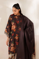 BAROQUE-3PC VISCOSE PRINTED SHIRT WITH VISCOSE PRINTED DUPATTA AND TROUSER-ADR-2634