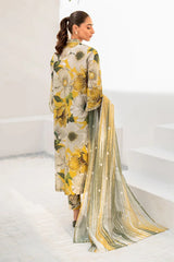 BAROUQE-3PC KARANDI PRINTED SHIRT WITH KARANDI PRINTED DUPATTA AND TROUSER-ADR-2573