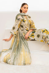 BAROUQE-3PC KARANDI PRINTED SHIRT WITH KARANDI PRINTED DUPATTA AND TROUSER-ADR-2573